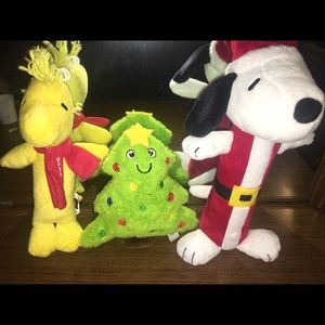 Snoopy Christmas Dog Toy Pack